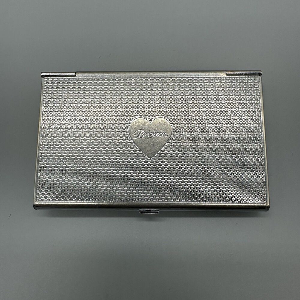 Brighton Business Card Holder Black And Silver - Picture 2 of 6